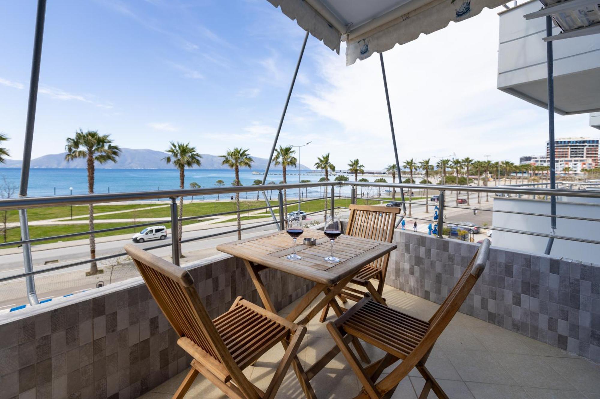 Azure Bliss Seaview Vlore-Kean Apartment Kültér fotó